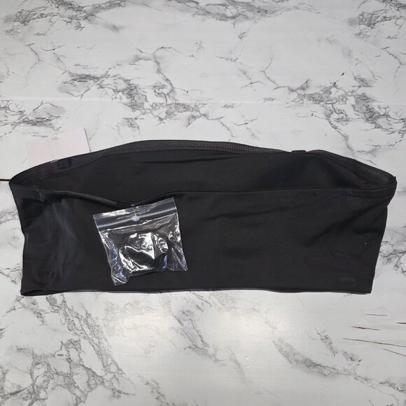 True & Co Extra Large Black Bandeau with Removable Strap NWOT - Picture 3 of 4